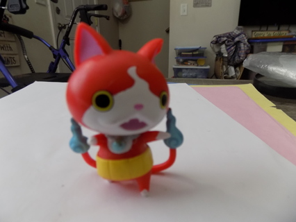 Yo-Kai- Jibanyan orange and white cat pvc toy