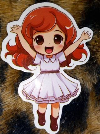 Cute one new vinyl lap top sticker no refunds regular mail very nice quality