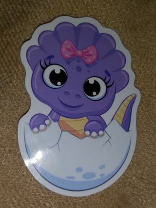 Adorable one small vinyl sticker no refunds regular mail only Very nice quality!