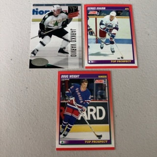 (3) Hockey Prospect/Rookie Cards Lot