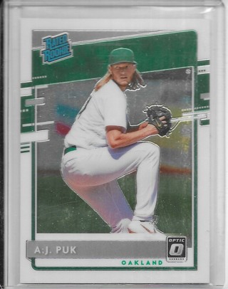 A.J. Puk 2020 Optic #49 Rated Rookie 