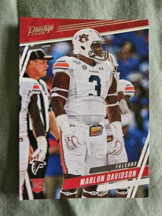 2020 Panini Prestige Rookie Marlon Davidson