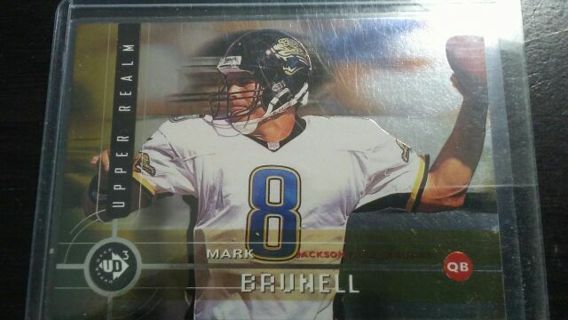 1998 UPPER DECK UPPER REALM MARK BRUNELL JACKSONVILLE JAGUARS FOOTBALL CARD# UR48