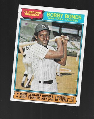 1976 TOPPS BOBBY BONDS #2