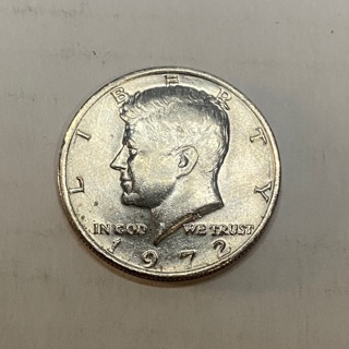 1972 Half Dollar 50c Coin!