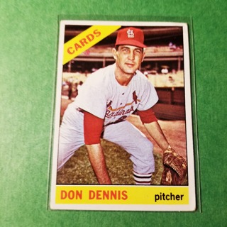 1966 - TOPPS BASEBALL CARD NO. 142-  DON DENNIS - CARDINALS