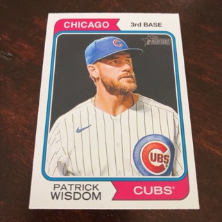 2023 Topps Heritage - [Base] #228 Patrick Wisdom 