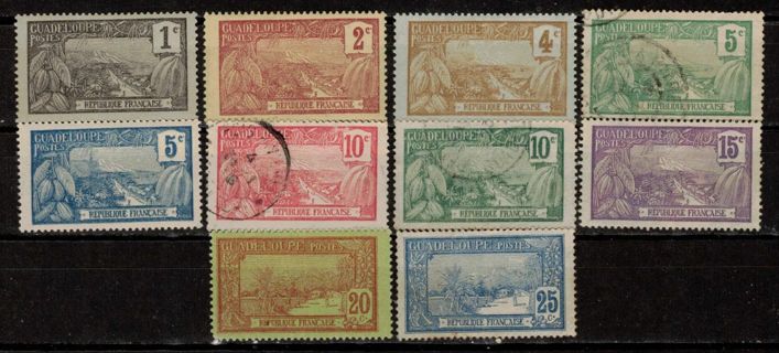 Guadeloupe Stamps 1905-1927