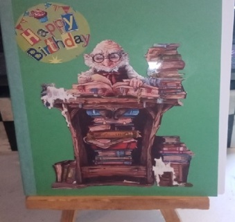 Happy Birthday (Troll Man) -Design Blank Note Card