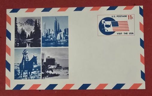 One Unused Rare .11 US Postcard Visit The USA