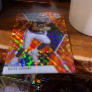 2020 panini prizm mosaic maxx Crosby football card 