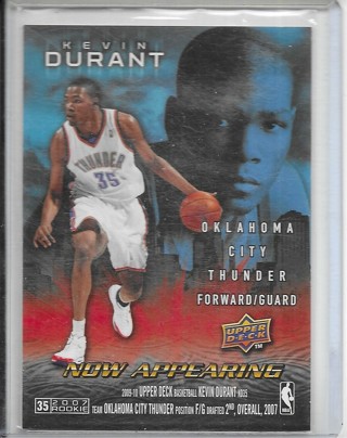 Kevin Durant 2009-10 Upper Deck Now Appearing #NA7