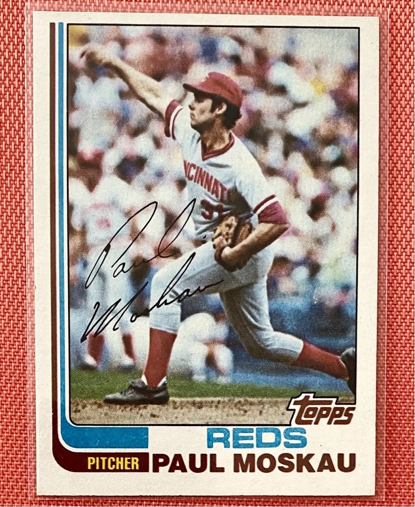 FREE: Paul Moskau 1982 Topps