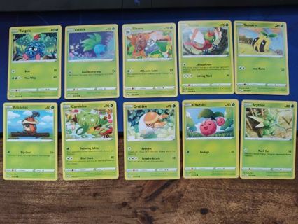 Pokemon Crown Zenith Grass Cards