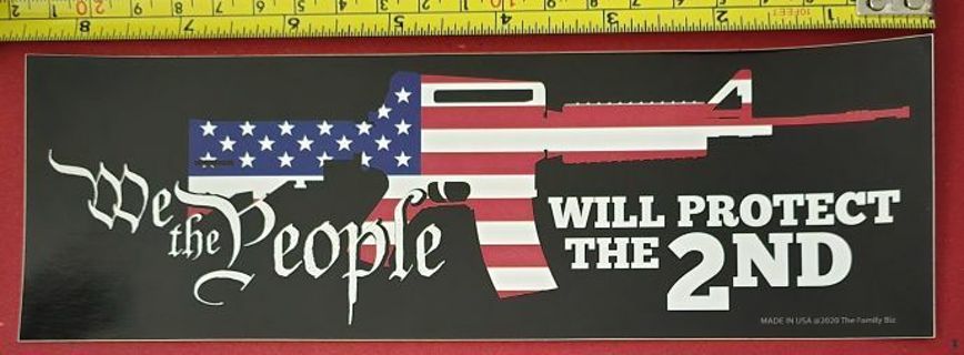 One We The People Will Protect The 2nd Sticker