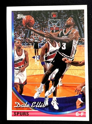 1993-94 Topps Dale Ellis . San Antonio Spurs #135