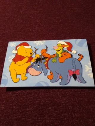 Disney Christmas Card - "Winnie the Pooh"