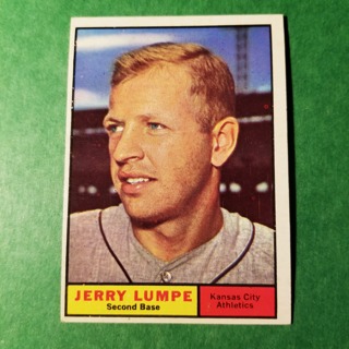 1961 - TOPPS BASEBALL CARD NO. 365 - JERRY LUMPE - A'S