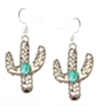 SP TURQUOISE CACTUS EARRINGS (PLEASE READ DESCRIPTION