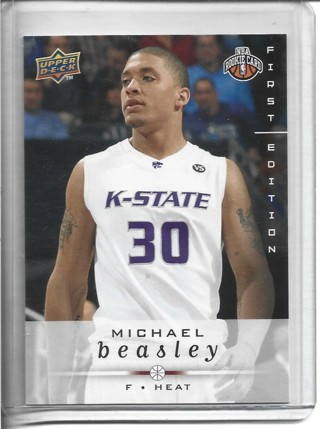 2008-09 Upper Deck Micheal Beasley NBA Basketball Card 