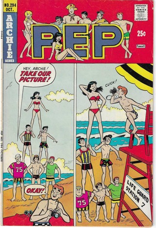 Archie Series PEP Comic No. 294 October 1974