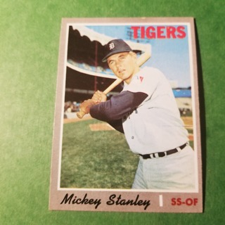 1970 - TOPPS BASEBALL CARD NO. 383 - MICKEY STANLEY - TIGERS