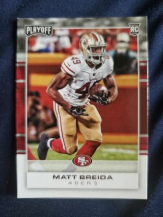 2017 Panini Playoff Rookie Matt Breida