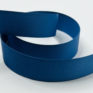 Smoke Blue Grosgrain 7/8” Wide Ribbon 