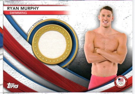 2020 Topps Olympics Ryan Murphy Relic Card