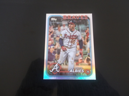 2024 Topps Series 2 Ozzie Albies    Rainbow Foil   card  #   544  atlanta  Braves