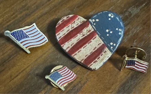 American Flag Pins