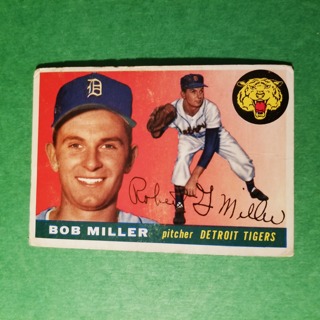 1955 - TOPPS FILLER BASEBALL - CARD NO. 9 - BOB MILLER - TIGERS