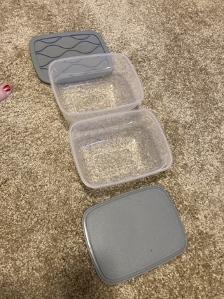 Pampered Chef Cut n Store containers (new)