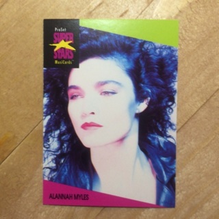 1991 ProSet Super⭐️Stars MusiCards ~ ALANNAH MYLES (Card # 81)