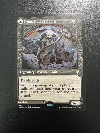 Egon God of Death Kaldheim Showcase Rare MTG Card
