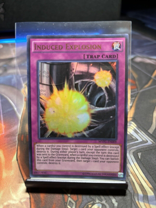 Yu-Gi-Oh MVP1-EN009 Induced Explosion Ultra Rare 1st Edition holo foil yugioh cards tcg 