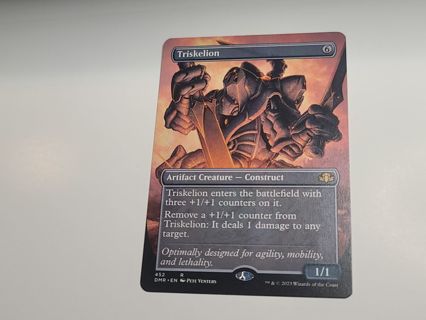 Magic the gathering mtg Triskelion Borderless rare Dominaria remastered