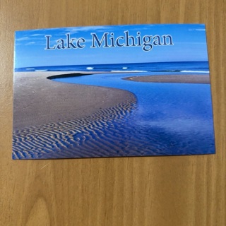 Lake Michigan Post Card 