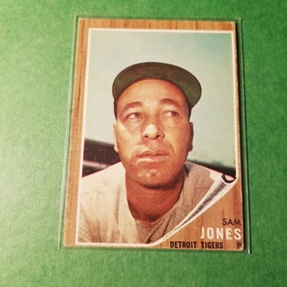 1962 - TOPPS BASEBALL CARD NO. 92 - SAM JONES - TIGERS