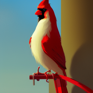 Listia Digital Collectible: PERCHED CARDINAL