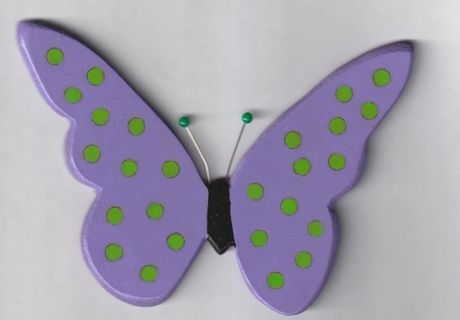 XL DOT BUTTERFLY MAGNET #1 (PLEASE READ DESCRIPTION