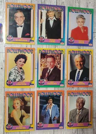 9 Hollywood 1991 Cards!