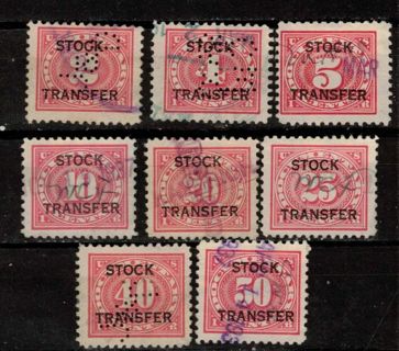 US Stock Transfer 1918 Cents Denominations