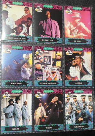 9 Yo! MTV Raps! Cards!