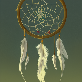 Listia Digital Collectible: Feathered Dream Catcher