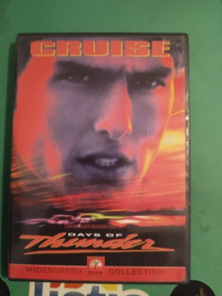 dvd days of thunder free shipping