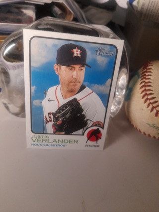 2021 Justin Verlander Topps Hoyston Astros