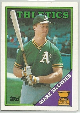 Mark McGuire Topps Rookie Card #580