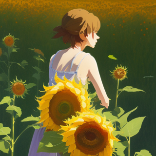 Listia Digital Collectible: Sunflowers All All Around Her