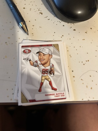 2020 panini sticker collection george kittle